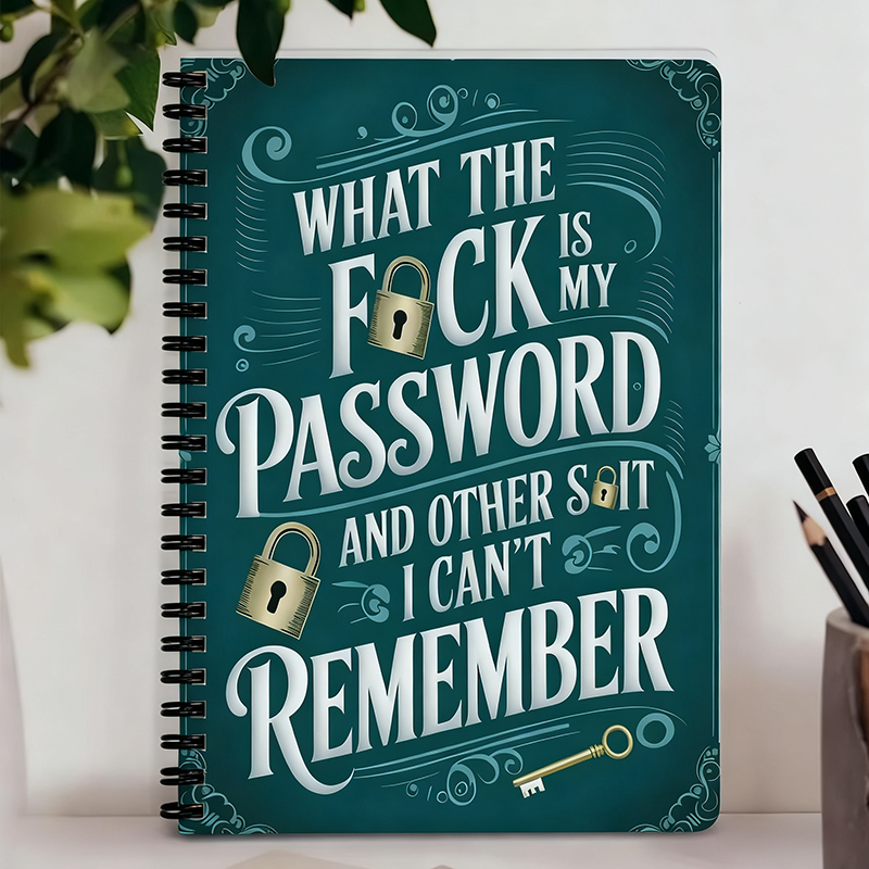 Address Home Office - 간단한 비밀번호 책 1권, 하드커버 스프링