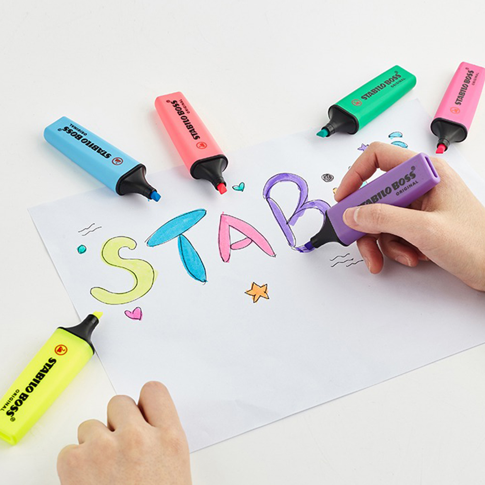Stabilo Marker Boss - 1pcs 독일 Stabilo 형광펜 70 BOSS