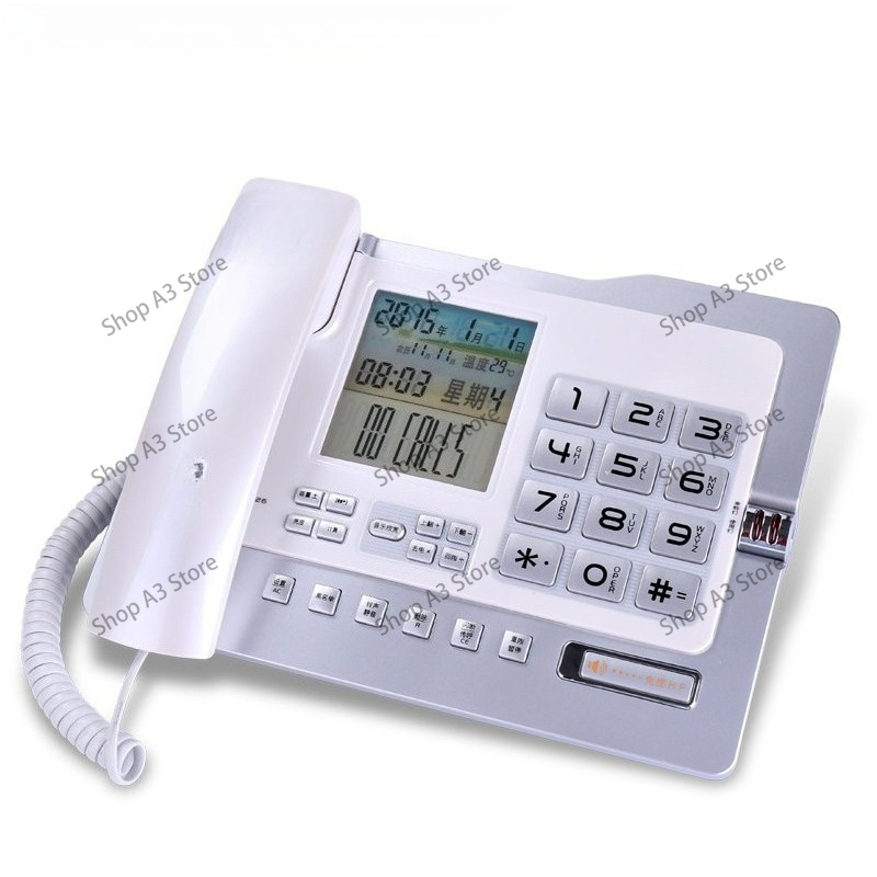 Home Office Phone Number - G026 비즈니스 사무실 집전화 검정색 고정