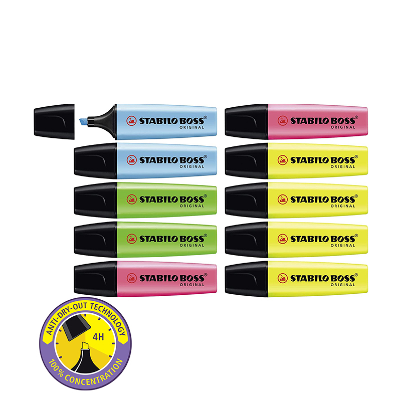 Stabilo Marker Boss - STABILO 하이라이터 BOSS 오리지널 파스텔 -