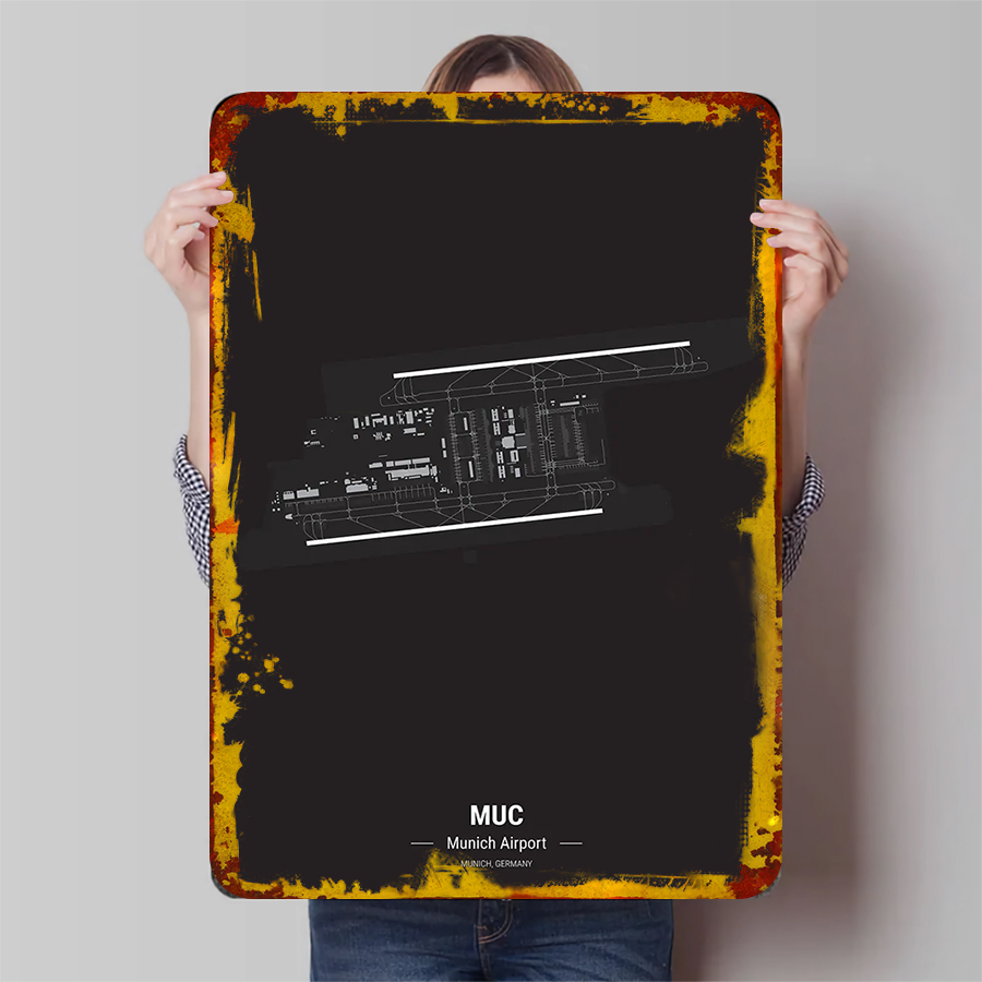 Home Office Layout - 뮌헨 공항 MUC 터미널 레이아웃 모던
