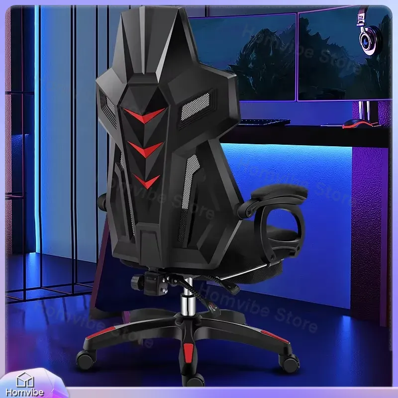 인체공학적 게이밍 의자, 요추 지지대, 높이 조절 가능 - Home Office Desks 리뷰 및 가격