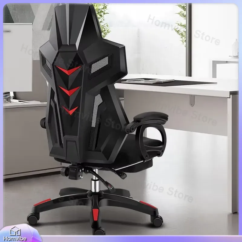 인체공학적 게이밍 의자, 요추 지지대, 높이 조절 가능 - Home Office Desks 리뷰 및 가격
