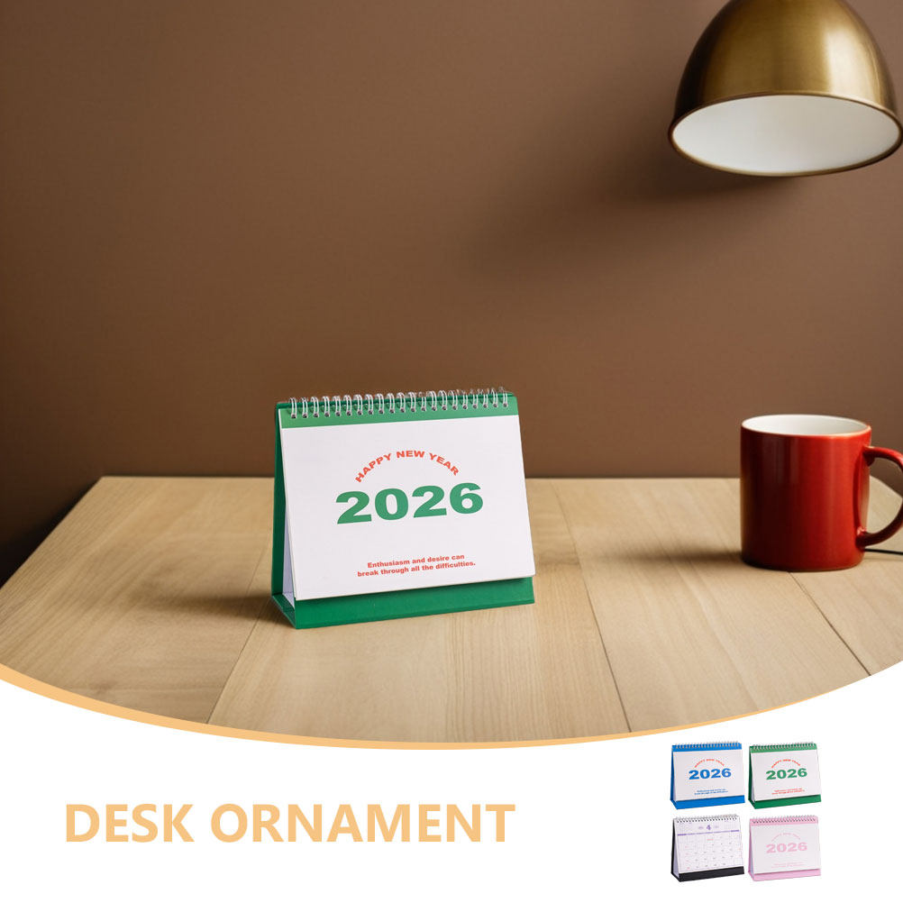 4개입 2026년 플립 캘린더, 데스크 스탠딩 데스크탑 - Home Office Layout 리뷰 및 가격