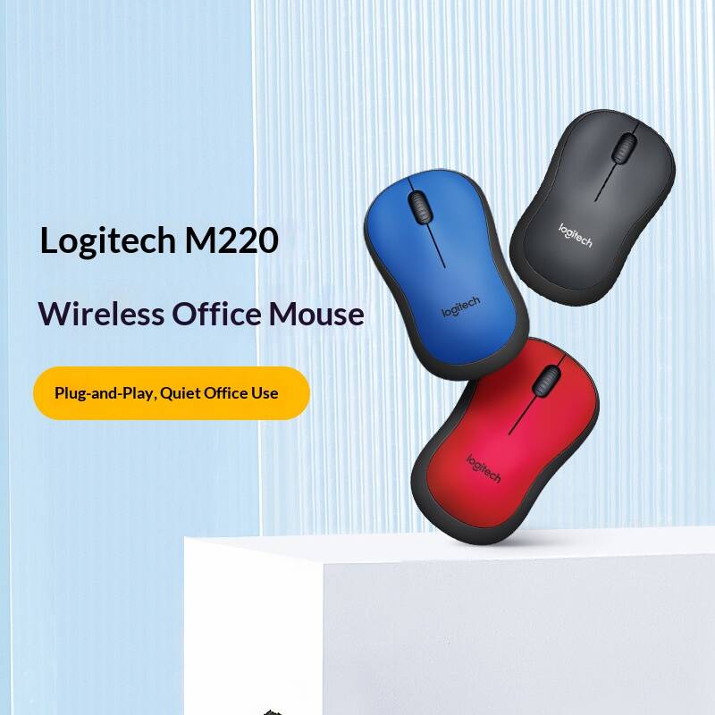 로지텍 M220 무소음 마우스 3버튼 레이아웃 플러그  - Home Office Layout 리뷰 및 가격