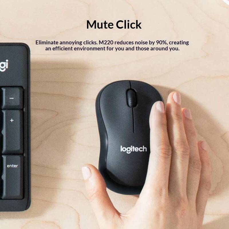 로지텍 M220 무소음 마우스 3버튼 레이아웃 플러그  - Home Office Layout 리뷰 및 가격