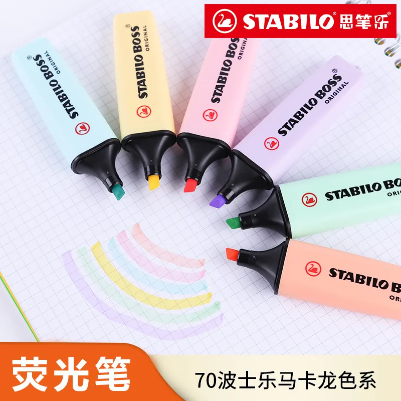 6 가지 색상 STABILO BOSS 마카롱 컬러 형광 - Stabilo Marker Boss 리뷰 및 가격