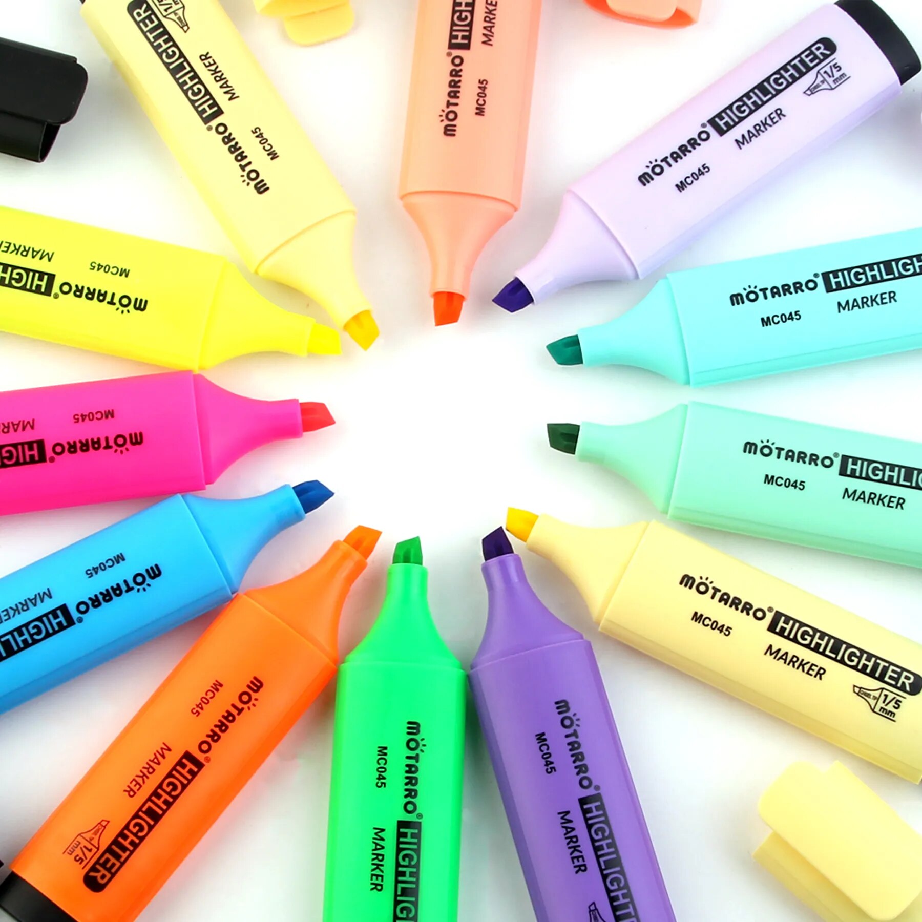 MOTARRO 12Pcs Pvc 박스 마커 형광 색상  - Stabilo Marker Boss 리뷰 및 가격