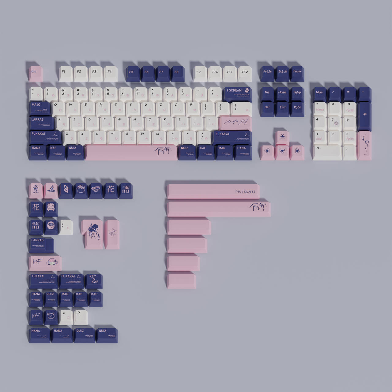 커스텀 Kaf 키 PBT 키캡 체리 프로파일 5면 염료 - Home Office Layout 리뷰 및 가격