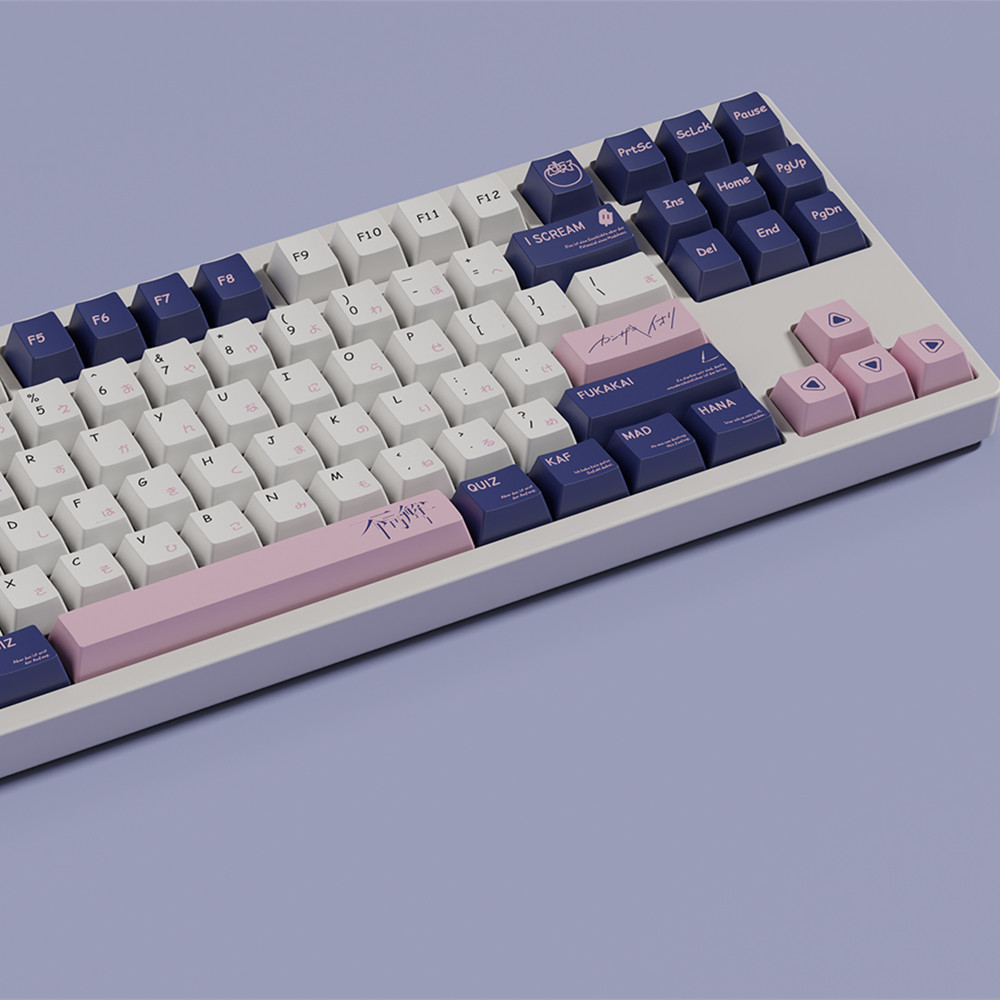 커스텀 Kaf 키 PBT 키캡 체리 프로파일 5면 염료 - Home Office Layout 리뷰 및 가격