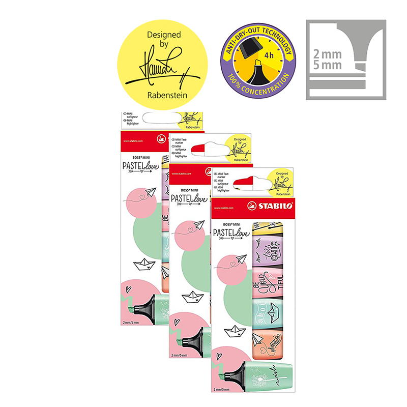 STABILO BOSS MINI Pastellove - - Stabilo Marker Boss 리뷰 및 가격