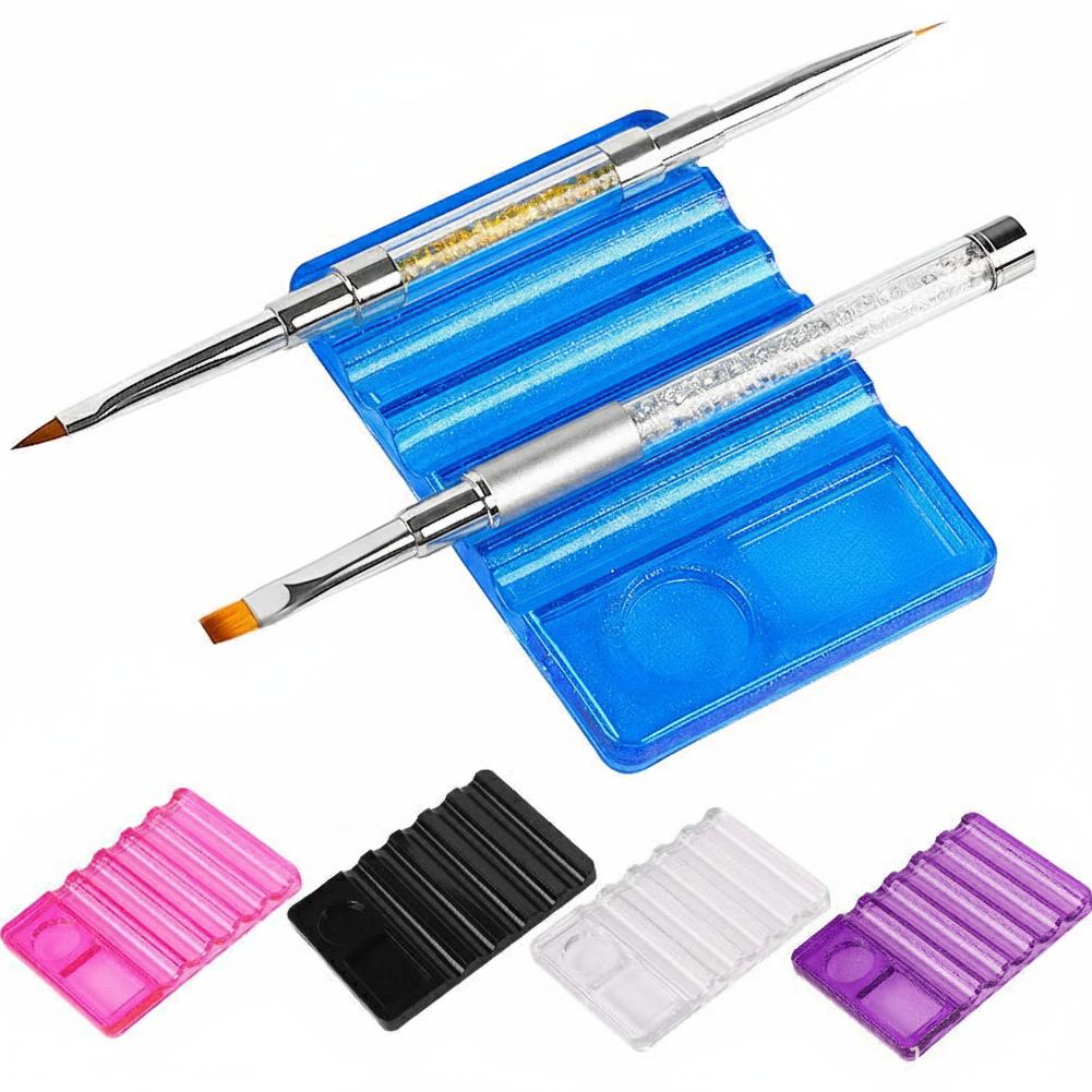 5 그리드 네일 아트 펜 홀더 (팔레트 포함) 다목적  - Pen Holder Organizer 리뷰 및 가격
