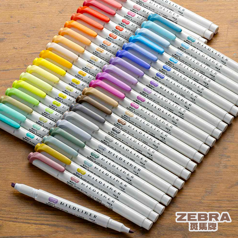 Zebra Mildliner 형광펜, 5/10/25/3 - Zebra Pen Mildliner 리뷰 및 가격
