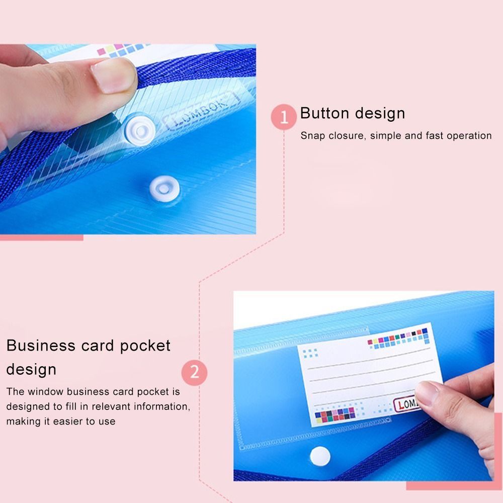 1-10PCS 방수 A4 A5 스냅 버튼 파일 폴더 학 - Home Office Freelancer 리뷰 및 가격