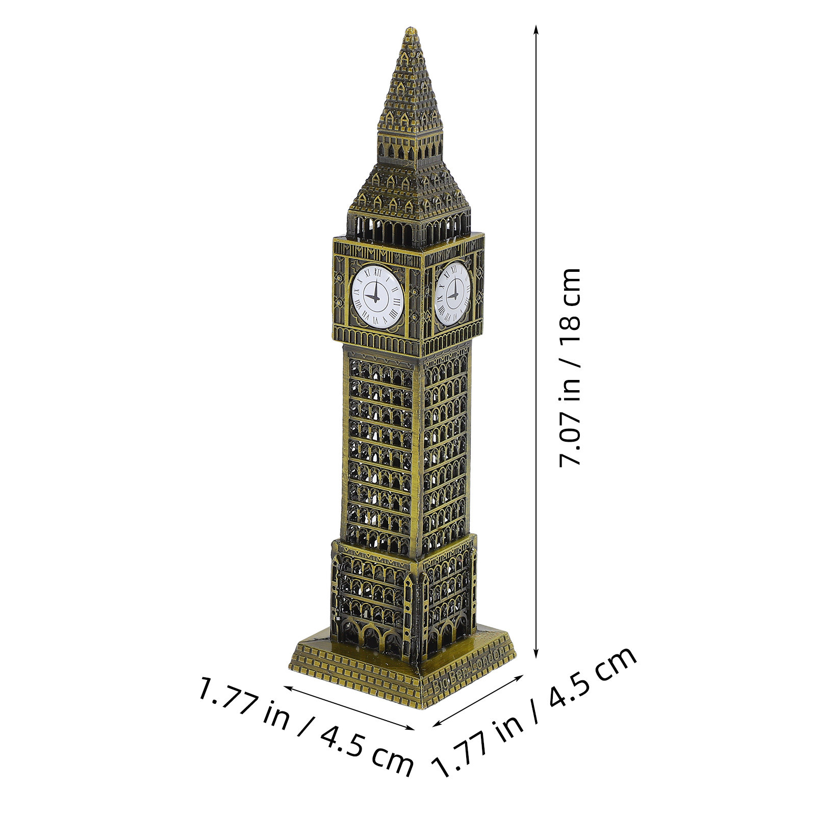 금속 미니어처 조각상 빈티지 스타일 런던 기념품 테이블 - Home Office Of London 리뷰 및 가격