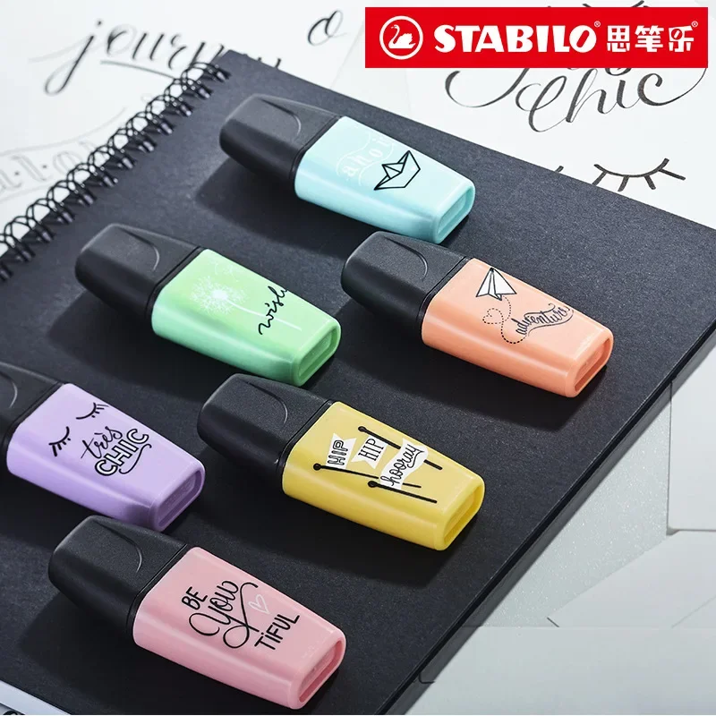 3/6 색상/세트 독일 STABILO 미니 보스 형광펜 - Stabilo Marker Boss 리뷰 및 가격