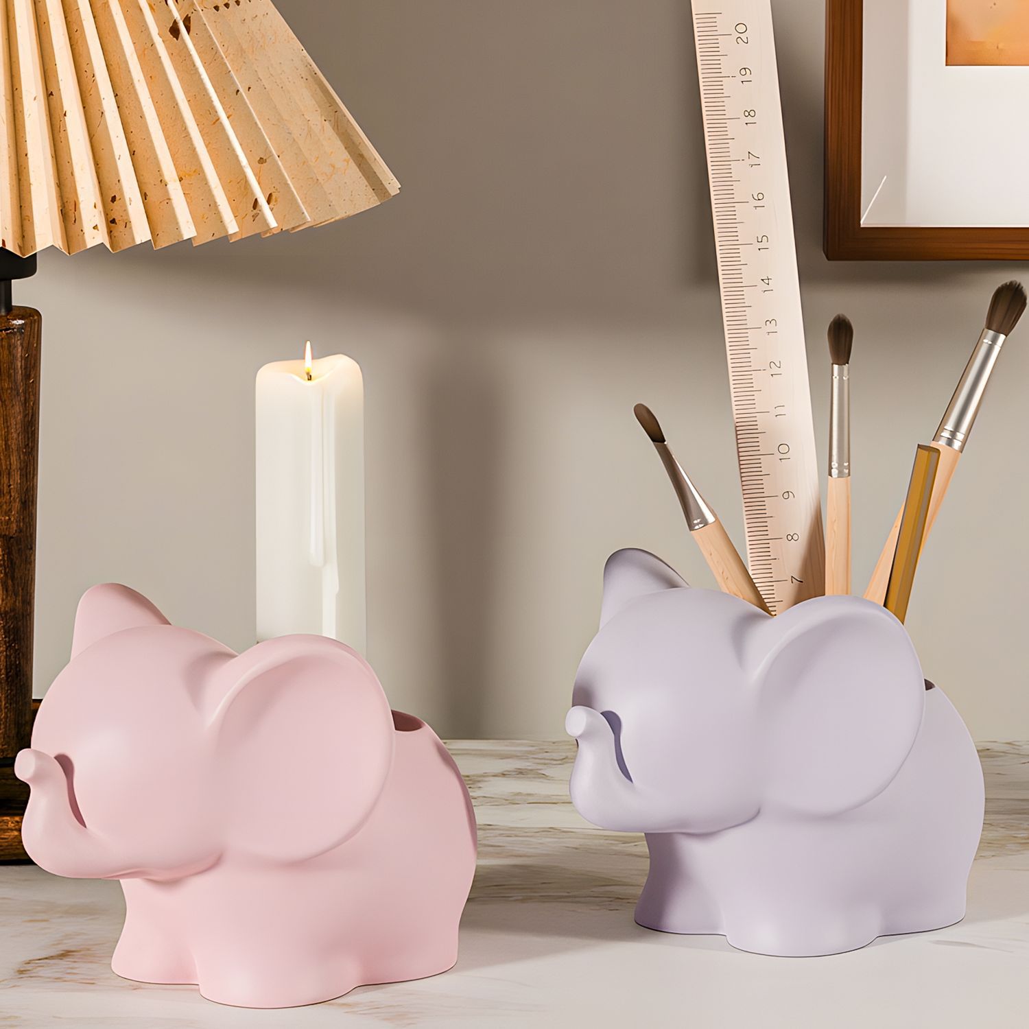 DIY 코끼리 모양 수납컵 레진 몰드 귀여운 펜 홀더  - Pen Holder Organizer 리뷰 및 가격