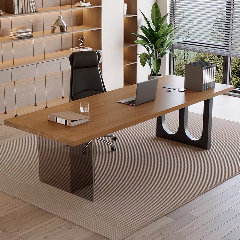 이탈리아 아크릴 플로팅 목재 사무실 책상 현대적인 심플 - Home Office Desks 리뷰 및 가격