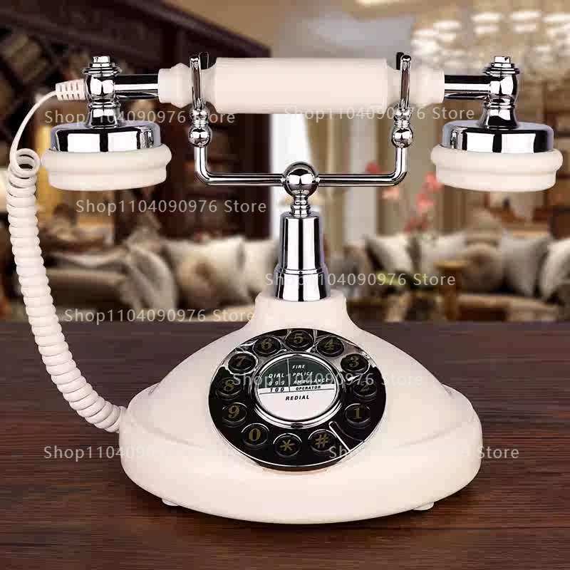 유럽풍 레트로 전화기 가정용 사무실 유선전화 미국식 앤 - Home Office Phone Number 리뷰 및 가격