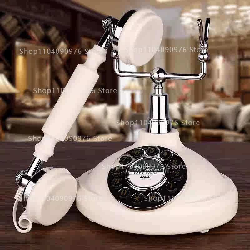 유럽풍 레트로 전화기 가정용 사무실 유선전화 미국식 앤 - Home Office Phone Number 리뷰 및 가격