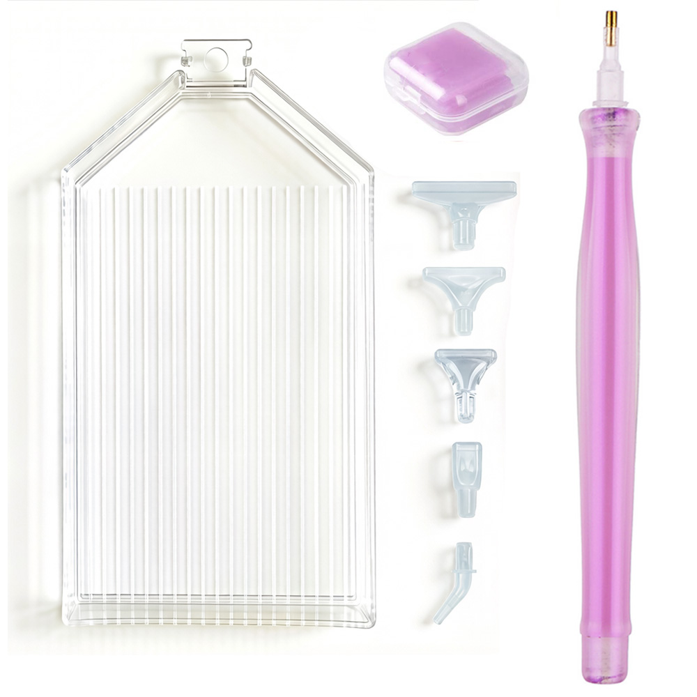 다이아몬드 페인팅 액세서리 펜 트레이 세트 네일아트 라 - Pen Holder Organizer 리뷰 및 가격