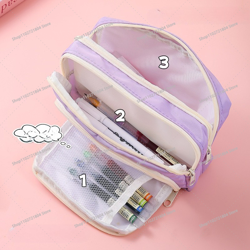 블랙핑크 대용량 캔버스 연필 케이스 학생용 Kpop B - Pen Holder Organizer 리뷰 및 가격